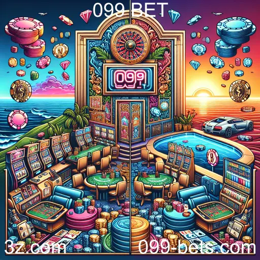 Imagem promocional da 099 BET mostrando a plataforma e suas vantagens